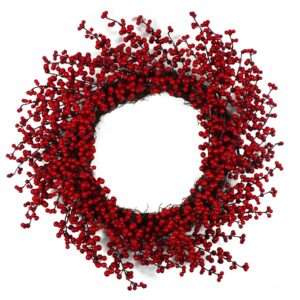 Leaf Floristry Wreath 60cm Red Berry