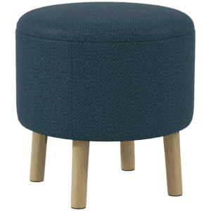 HOMCOM Round Stool Storage Ottoman HOMCOM Round Stool Storage Ottoman