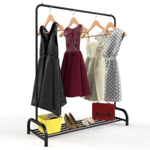 Clothes Rail & Shoe Rack 160 x 45 x 120cm