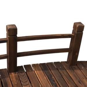 Outsunny Wooden Garden Bridge