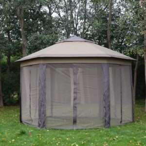 Outsunny Gazebo 4.05m x 4.05m Metal