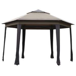 Outsunny Gazebo 4.05m x 4.05m Metal