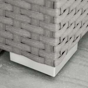 Outsunny Corner Sofa Set 6pc PE Rattan