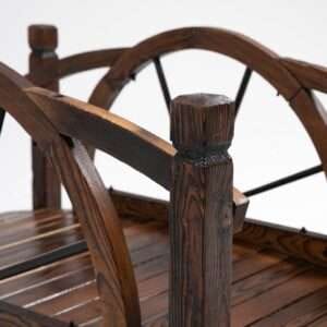 Outsunny Wooden Garden Bridge