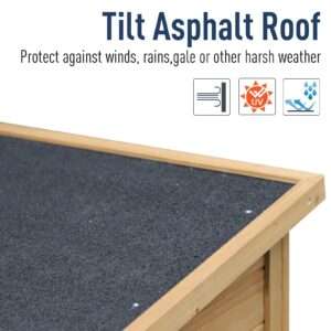 Outsunny Garden Storage Unit Wood