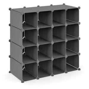 Vinsani Cube Shoe Rack 16 Pairs