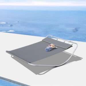 Outsunny Rocking Bed Hammock-Grey