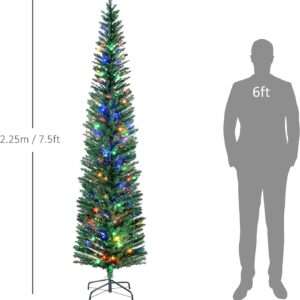 Homcom 7.5ft Artificial Christmas Tree
