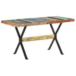 vidaXL Wooden Dining Table Industrial Style