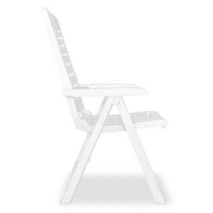 vidaXL Reclining Garden Chairs Plastic