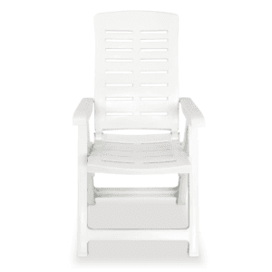 vidaXL Reclining Garden Chairs Plastic