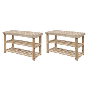 vidaXL 2-in-1 Shoe Rack w/ Bench Top