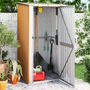 vidaXL Garden Shed 118.5x97x209.5cm