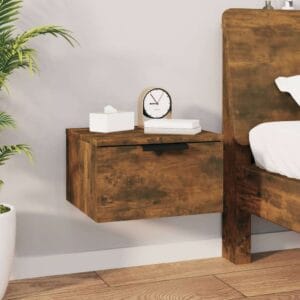 vidaXL Wall-mounted Bedside Cabinet