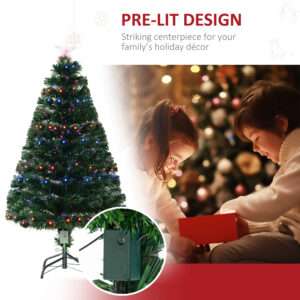Homcom 4ft Artificial Christmas Tree Fibre
