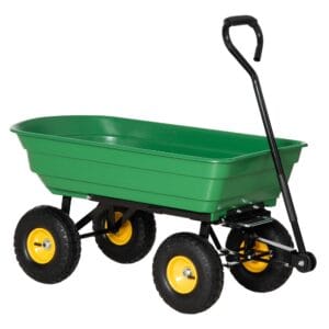 Outsunny 75L Garden Cart Heavy Duty