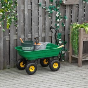 Outsunny 75L Garden Cart Heavy Duty