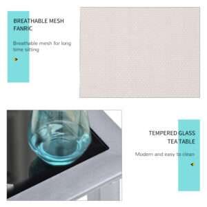 Outsunny 3pc Lounge Chair Set w/ Table