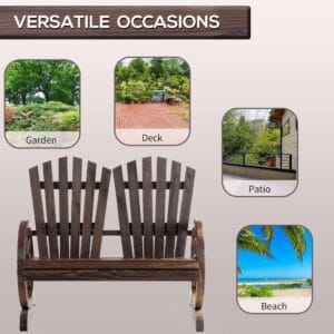 Outsunny 2 Seater Garden Bench