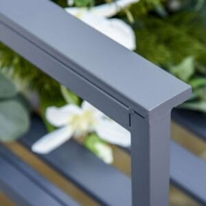 Outsunny 2 Seat Steel Garden Bench