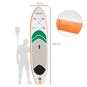 Outsunny Surfing & Paddle Board 10ft