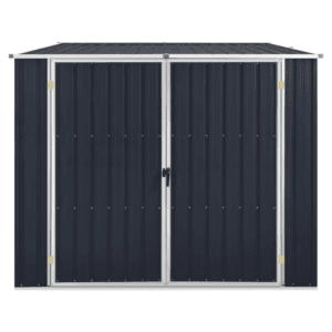 vidaXL Garden Shed Galvanised