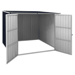 vidaXL Garden Shed Galvanised