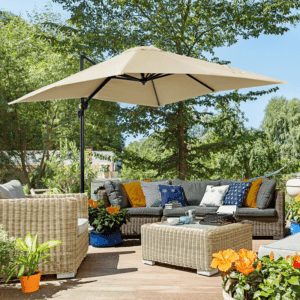 Outsunny Square Cantilever Parasol