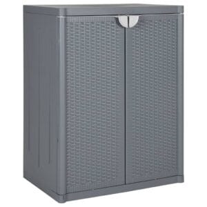 vidaXL Rattan Storage Cabinet 65x45x88cm