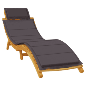 vidaXL 2 x Sun Loungers Solid Wood