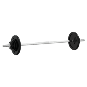 vidaXL Barbell w/ Plates 60kg Cast Iron