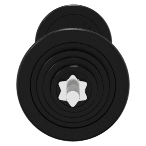 vidaXL Barbell w/ Plates 60kg Cast Iron