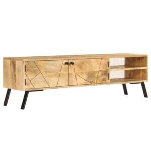 vidaXL TV Cabinet Solid Mango Wood
