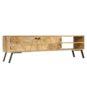 vidaXL TV Cabinet Solid Mango Wood