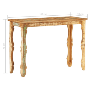 vidaXL Console Table Solid Wood