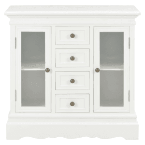 vidaXL Sideboard MDF & Solid Pine Wood