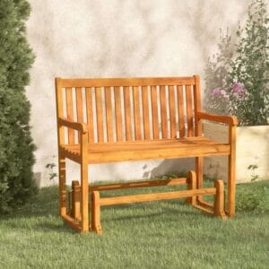 vidaXL Garden Swing Bench 110cm Wood
