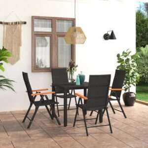 vidaXL 5pc Garden Dining Set
