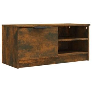 vidaXL TV Cabinet Smoked Oak Wood