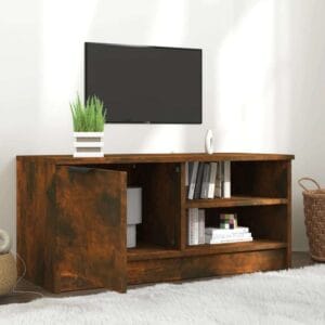 vidaXL TV Cabinet Smoked Oak Wood
