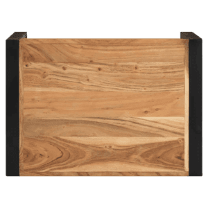 vidaXL 3pc Nesting Tables Solid Wood