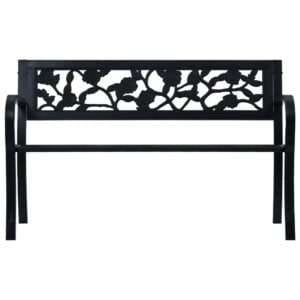 vidaXL Garden Bench Steel Vintage Style
