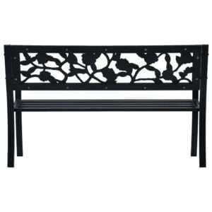 vidaXL Garden Bench Steel Vintage Style