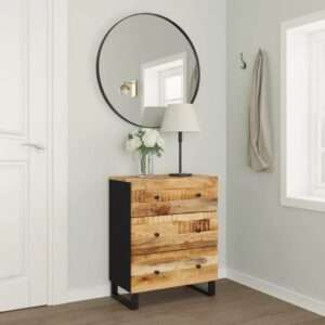 vidaXL Sideboard Solid Wood 60x33x75cm