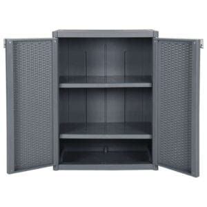 vidaXL Rattan Storage Cabinet 65x45x88cm