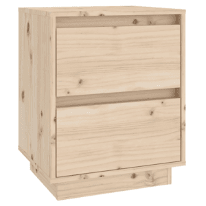 vidaXL Bedside Cabinet Solid Pine 40x35x50cm