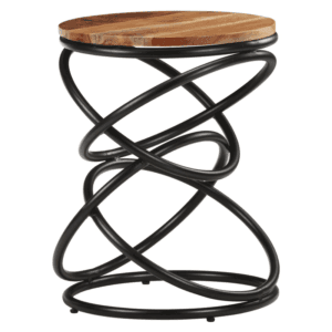 vidaXL End Table Solid Wood 40x40x52cm