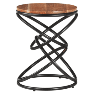 vidaXL End Table Solid Wood 40x40x52cm