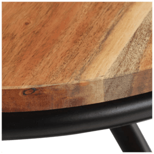 vidaXL End Table Solid Wood 40x40x52cm