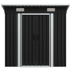 vidaXL Galvanised Steel Garden Shed